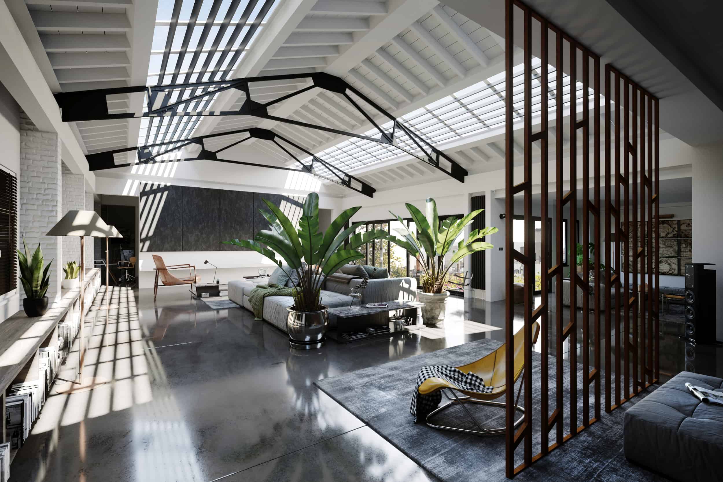 Illustration of Penthouse Loft Decor Ideas With A Budget